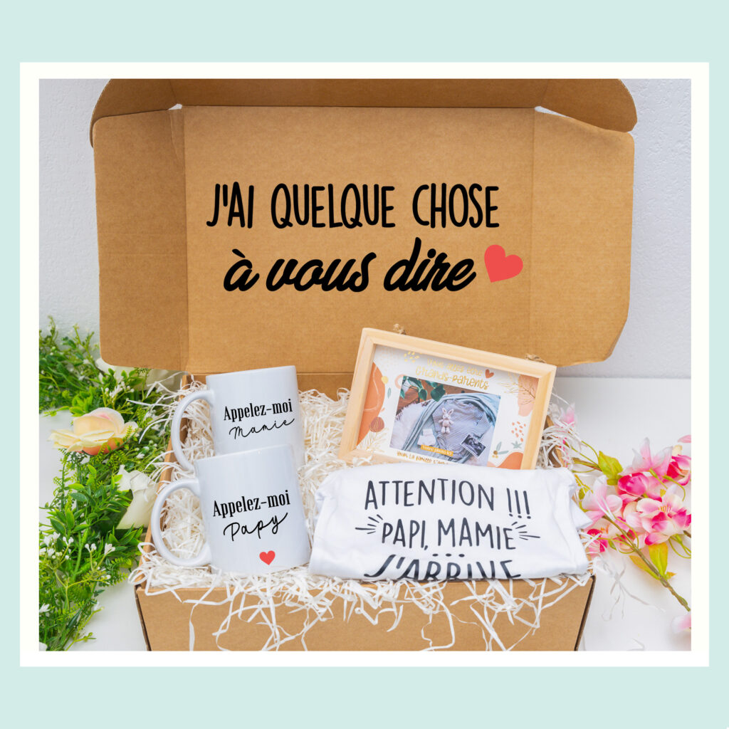 Cadeau Annonce Grossesse Grand Parents Un Coffret Motionnel