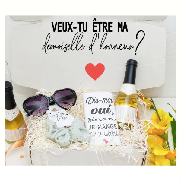 coffret cadeau demoiselle d honneur