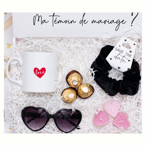 Cadeau demoiselle d’honneur – COFFRET TEAM BRIDE