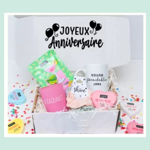 coffret cadeau anniversaire