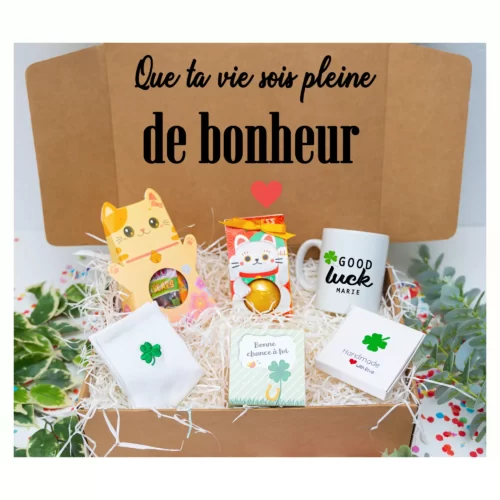 Box originale porte bonheur | COFFRET BONNE CHANCE