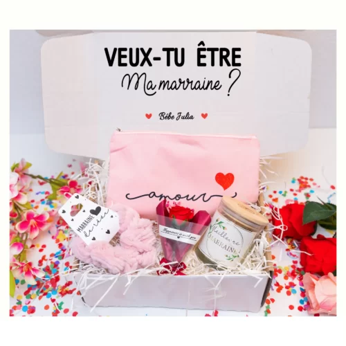 Cadeau demande marraine | COFFRET MEILLEURE MARRAINE