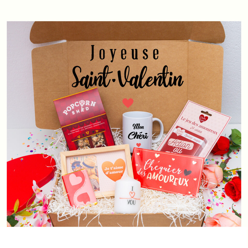 coffret personnalisé saint valentin