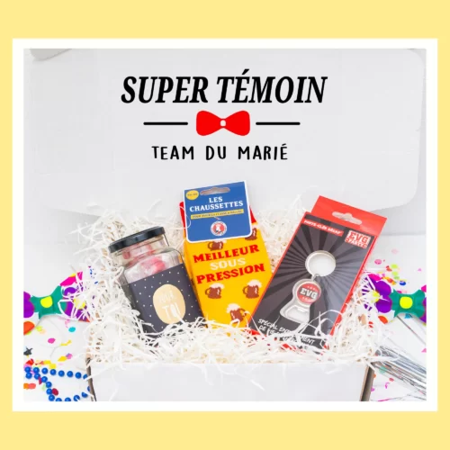 cadeau témoin homme  | COFFRET EVG MÉMORABLE