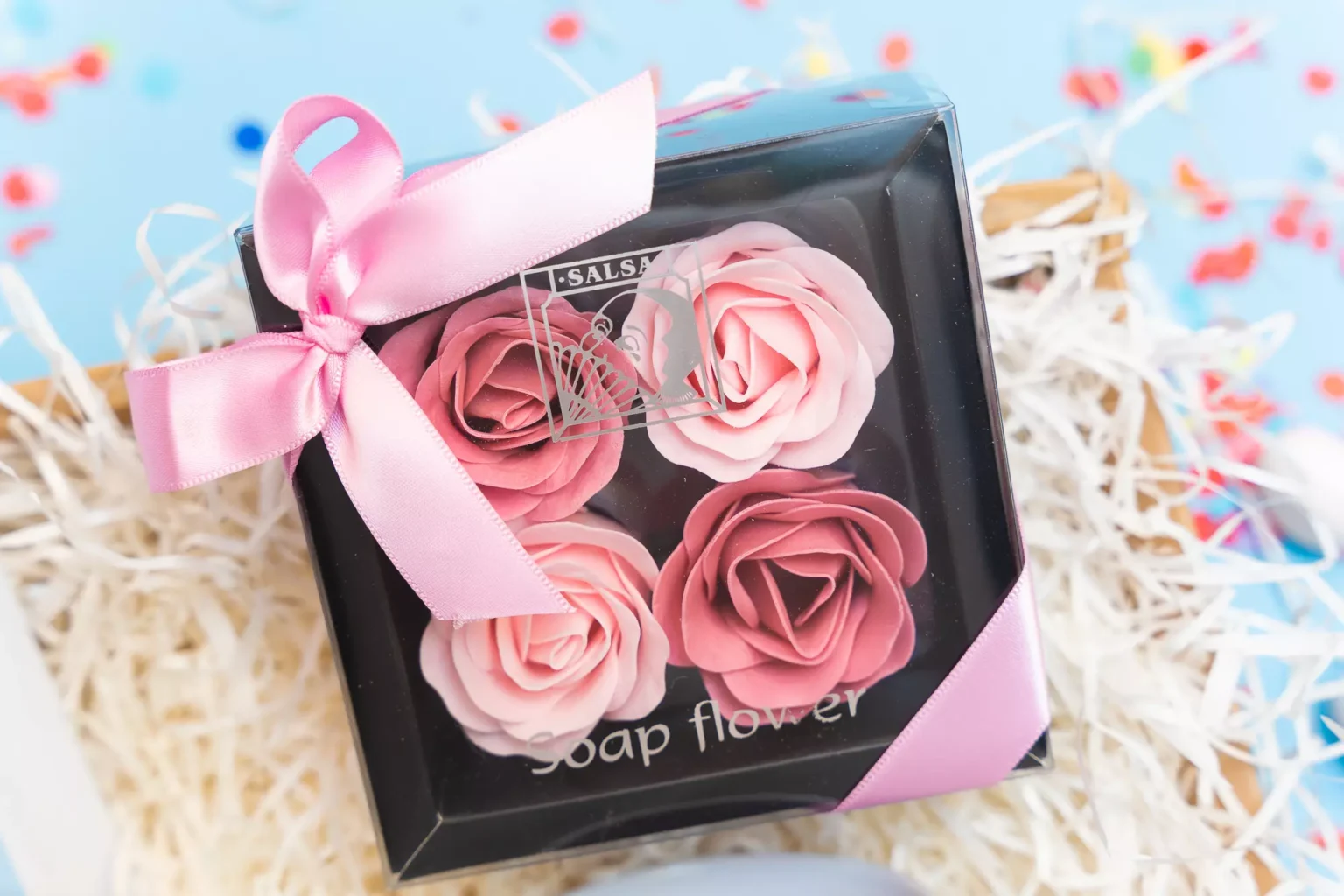 cadeaux pour mamie : un set de roses